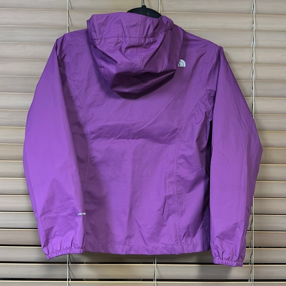 The North Face Purple Youth Dryvent Raincoat Girls Size M 10-12 Preowned - Picture 4 of 7